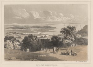 来自Bamboo Village的Napha，由Sarony und Co.提供的litho，1855（chromolitho）