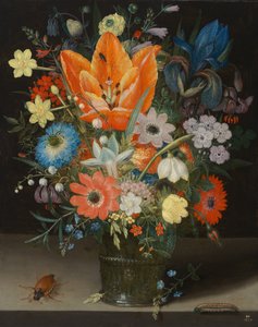 静物与鸢尾花》，1623年。