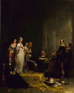 哥伦布在女王面前，1841年。