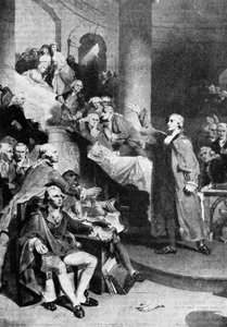 帕特里克·亨利（Patrick Henry）1736-1799，美国革命家，1775年1935年。