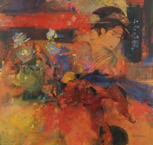 夏日玫瑰 作者 彼得格雷厄姆（当代）