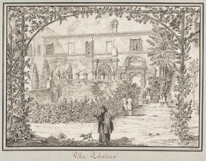 Palatina别墅，1830年。 作者 来自赫斯的彼得·海因里希·兰伯特
