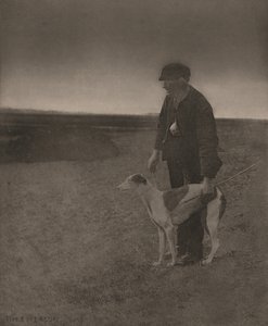 偷猎者--一只野兔，1888 年（照片） 作者 彼得·亨利·爱默生