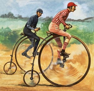 黄飞鸿...自行车岁月。 Penny Farthing 作者 彼得·杰克逊