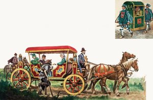 公共交通：马，马车和轿车 作者 彼得·杰克逊