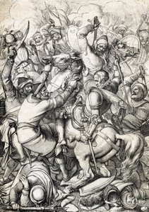 葡萄牙国王塞巴斯蒂安一世（1554-1578 年）于 1578 年 4 月 8 日在摩洛哥的阿尔卡塞尔-奎比尔战役（Ksar el-Kebir 或三王之战）中被俘（葡萄牙国王塞巴斯蒂安一世在卡萨战役中被俘） El Kebir（三王之战或 Alcacer Qu