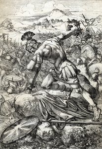 罗马将军瓦鲁斯 (Publius Quinctilius Varus)（公元前 46 年 - 公元 9 年）在条顿堡战役（Teutoburger Wald 或 Teutberg）中于公元 9 年对抗罗马人与日耳曼人的战役中用剑自杀（罗马将军瓦鲁斯在战役中自杀） 条顿堡的