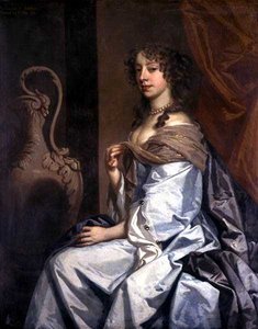 米德尔塞克斯和多塞特伯爵夫人玛丽-巴戈特的肖像（1645-79）（布面油画）。 作者 彼得·莱利