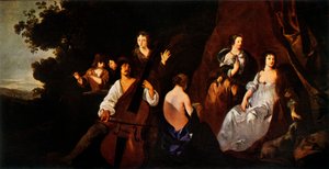 音乐会》，约1650年，1944年。 作者 彼得·莱利