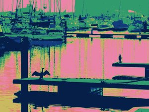 COURT-SHIP HARTLEPOOL，2014，（数码增强型照片） 作者 彼得麦克卢尔