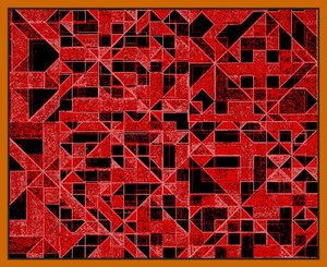 2013年的灵魂窗口，数字增强绘画 作者 彼得麦克卢尔