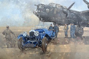 Able Mable和Blue Lagonda（布面油画）