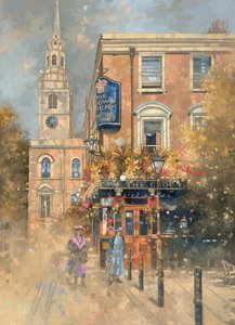 The Crown Tavern-Clerkenwell（布面油画） 作者 彼得·米勒
