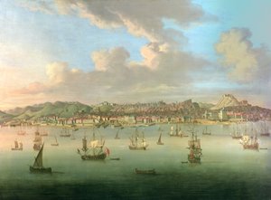 英国舰队于1735年驶入里斯本港