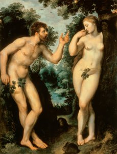 亚当和夏娃在知识树下 作者 Peter Paul Rubens