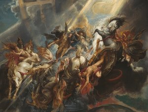 Phaethon的沦陷。在1604-05左右，可能在1606-08左右进行了修订 作者 彼得·保罗·鲁本斯