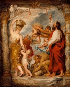 Die Mannalese。嗯1626-27 作者 彼得·保罗·鲁本斯