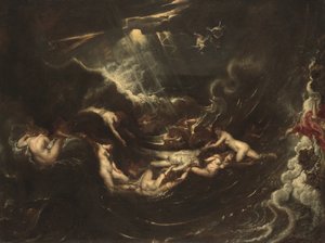 英雄和利安德，1604年 作者 彼得·保罗·鲁本斯