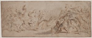 罗马人与萨宾人的和解，c。 163235。 作者 彼得·保罗·鲁本斯