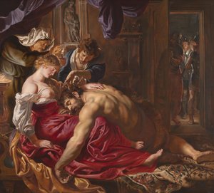 Samson and Delilah，c.1609（面板上的油） 作者 彼得·保罗·鲁本斯