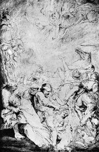 圣利维纳斯Mar难素描，c1633，1933年。 作者 彼得·保罗·鲁本斯