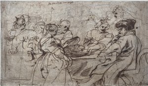 希律王的盛宴c。 1637-1638。 作者 彼得·保罗·鲁本斯
