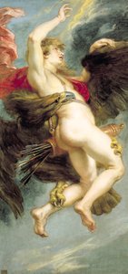 盖尼米德（Ganymede）强奸案，c.1636-38（布面油画） 作者 彼得·保罗·鲁本斯