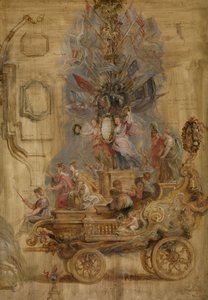 卡洛的凯旋战车，1638年。 作者 彼得·保罗·鲁本斯