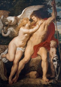金星和阿多尼斯 作者 Peter Paul Rubens