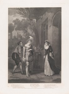 安妮-佩奇，《纤细而浅薄的莎士比亚》，《快乐的妻子》，1792年首次出版，1852年再版。