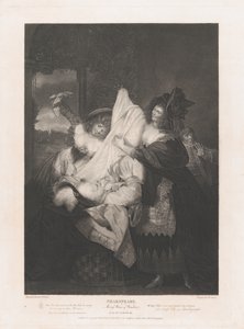 巴克篮子里的法斯塔夫 莎士比亚，《欢乐的妻子》......，1793年首次出版，1852年再版。