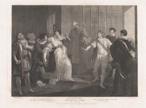 英雄在教堂晕倒 莎士比亚，《无事生非》......，1789年首次出版，1852年再版。