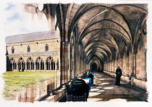 Battle Abbey, 13世纪, 约1990-2010年 作者 彼得·厄姆斯顿