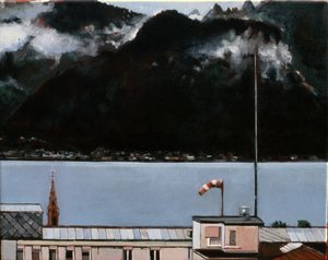日内瓦湖，2008 年（布面油画）