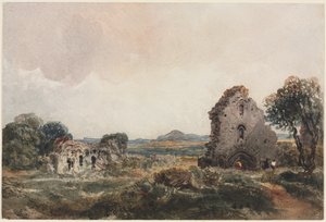 内斯修道院c。 1840年代。 作者 彼得·德温特