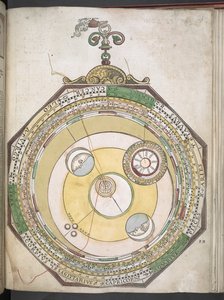 地图 C.6.d.5. f.21r "Astronomicum Caesareum... 作者 彼得（后）阿皮努斯