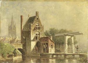 代尔夫特的 Koepoort 作者 Petrus Gerardus Vertin