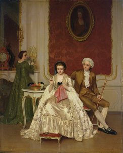 嫉妒，1861年 作者 Petrus Renier Hubertus吱吱作响