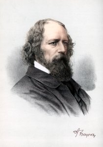 阿尔弗雷德·坦尼森（Alfred Tennyson），第一任坦尼森男爵，英国诗人，c1890年。 作者 皮特和加尔平·卡塞尔