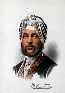 迪克·辛格（Duleep Singh），锡克教统治者，c1890。 作者 皮特和加尔平·卡塞尔
