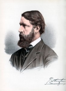 斯宾塞·康普顿·卡文迪许（Spencer Compton Cavendish），英国自由党政治家哈丁顿侯爵（c1890）。 作者 皮特和加尔平·卡塞尔