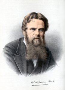 威廉·霍尔曼·亨特（William Holman Hunt），英国画家，c1890年。