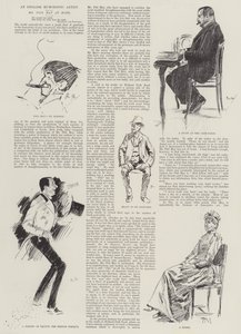 一位英国幽默艺术家，Phil May先生在家 作者 Phil May