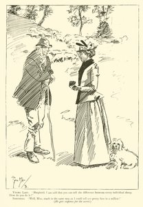 菲尔-梅的漫画，来自19世纪90年代（石印）。 作者 菲尔·梅