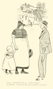 菲尔·梅 (Phil May) 的卡通画，来自 1890 年代（石版画） 作者 菲尔·梅