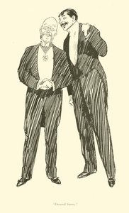 菲尔·梅 (Phil May) 的卡通画，来自 1890 年代（石版画） 作者 菲尔·梅