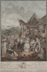 新娘的菜单，1786年。