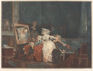 两个吻》（Les Deux Baisers）。 作者 菲利伯·路易斯·德布科特