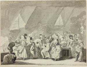 法兰西喜剧院临时演员的化妆间 作者 菲利伯·路易斯·德布科特