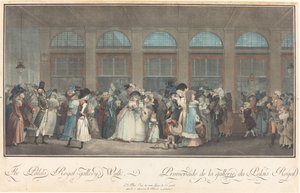 皇家宫殿 - 画廊之路 / Promenade de la Galerie du Palais Royal 作者 克劳德·路易斯·德莱斯之后的菲利伯特·路易斯·德布古